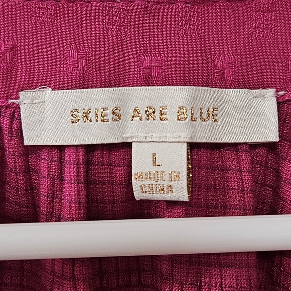 Skies are Blue pink women's large top - Picture 6 of 6